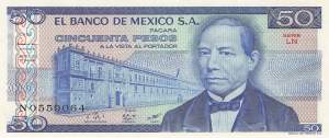 Mexiko p.73 LN 50 Pesos 1981